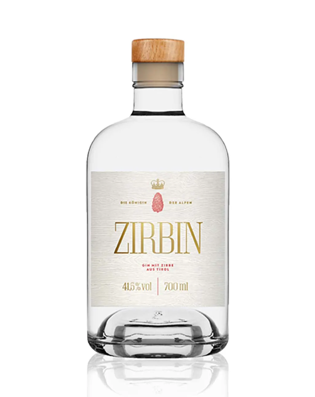 ZIRBIN DRY GIN 200 ml front